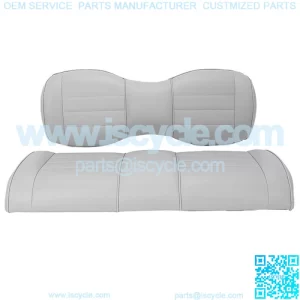 Vinyl Seat Cushions for Genesis 250/300 Golf Cart Rear Seat - Graphite