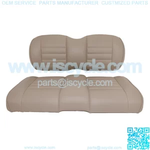 Premium Vinyl Front Seat Cushions for EZGO S6/L6 Express Golf Cart - Mushroom