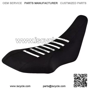 Suzuki LTZ 400 Z400 Seat cover 2003 -2008 BLACK / WHITE RIBS Enjoy Mfg #207