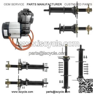 Differential Rear Axle Kit for Trike E-Bike Golf Cart Quad ?C 500W, 1000W, 1500W Motor Options
