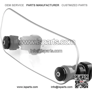 Clear Wide Add-On Windshield for Yamaha XMAX (2018+), TMAX (2020+), NMAX 125 (2020-2024)