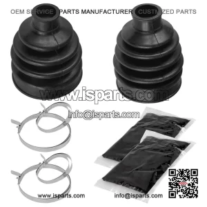 Front Axle Inner & Outer CV Boot Kit for Honda Rancher 420 TRX420FA/FE/FM (2017-2025)