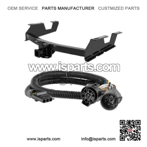 10K 2" Trailer Hitch for 2011-2014 GMC Sierra 3500HD ?C 8' Bed, 4-Pin Wiring, Standard Bumper