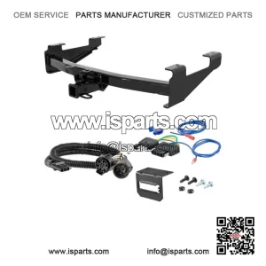 2" Trailer Hitch for 2001-2002 Silverado 2500HD - 5-Pin Wiring, Fits Standard Bumpers