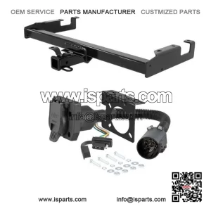 2003-2006 GMC Sierra 2500HD Trailer Hitch with 7-Pin Wiring - 8' Bed - Standard Bumper - 10K Capacity - 2" Receiver
