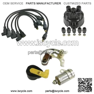 For Massey Ferguson TE20, TEA20 ?C Distributor Tune Up Kit with Condenser and Rotor, Fits Lucas