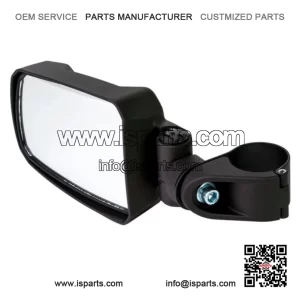 1.75-Inch Round Tube Side View Mirror (Pair ?C Cast Aluminum) for YXZ Models