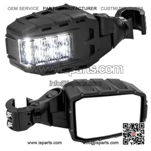 Off-Road LED UTV Side Mirrors for Polaris Ranger