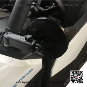 Mirror Set with 5-1/2" Round Mirrors for Can-Am Maverick Trail