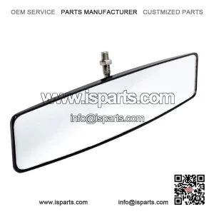 Panoramic Rear View Mirror in Black Billet Aluminum for RZR