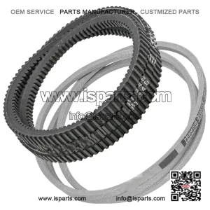 42-Inch Deck Primary & Secondary Belt Set for John Deere GX345 GX355 X324 - M43820 M118684