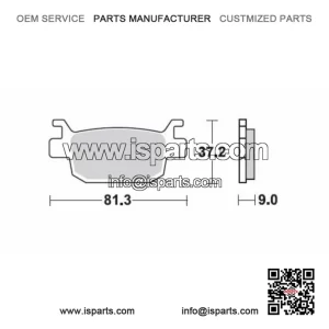 Rear Sinter Brake Pads QJ Motor SRK 400 2023-2025