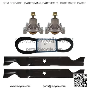 Deck Rebuild Kit With Blade Spindle Belt For Husqvarna RZ4623 Z246 RZ4619 46 Inch