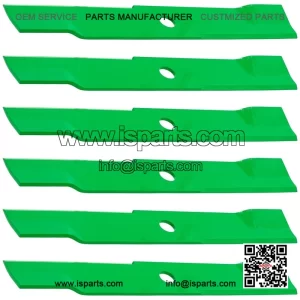 18" x 15/16" Circle Hole Mulching Blade ?C Fits 52", 60", 72" Decks ?C Compatible with Exmark