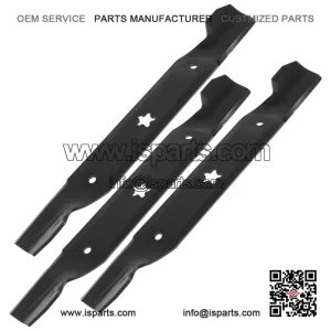 17-3/8" 5-Point Star Notched High-Lift Blade ?C Fits 50" Deck Husqvarna & Poulan