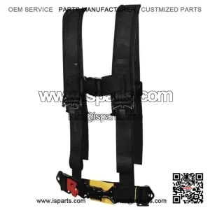 4 Point 2 Inch Buckle Black Youth Harness for Off Road
