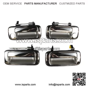 Chrome Outer Door Handle Knob SET ?C TOYOTA Land Cruiser FJ80 HDJ/FZJ80