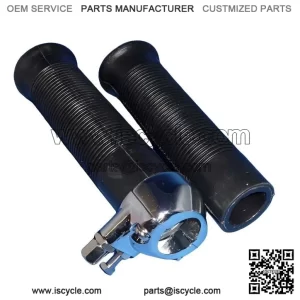 Universal Single Throttle with Grip ?C for 1" Handlebar ?C Customs Bobbers