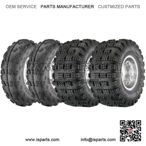 Front 21x7-10 and Rear 20x11-9 4 Ply ATV Tyre Set (AT1201 AT1202)