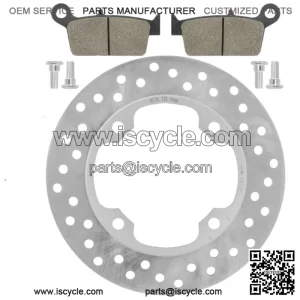 For Kawasaki Ninja 250R EX250J 2008 2009 2010 2011 2012 Rear Brake Disc Rotor