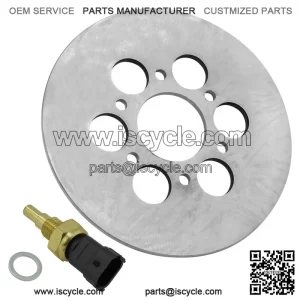 For Yamaha Banshee 350 YFZ350 1990-2006 2 Front Wheel Brake Disc Rotor