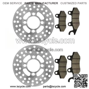 For Yamaha Rhino 450 YXR450 4X4 2006-09 Rear Brake Caliper And Disc Rotor With Pad