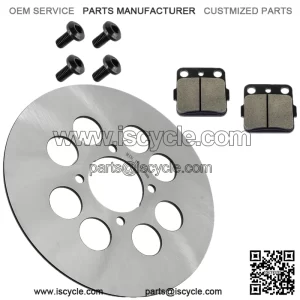 Fits Yamaha Warrior 350 YFM350X 1990-2004 Rear Brake Disc Rotor With Caliper