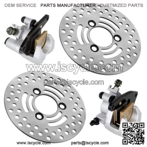 For Yamaha Rhino 700 YXR700 4X4 2008-13 Front Left Right Brake Caliper Disc Pads