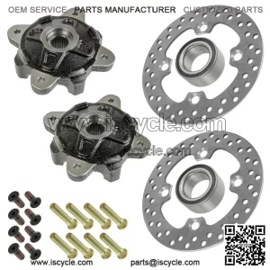 For Polaris RZR XP 4 900 EFI 2013 Wheel Carrier Disc and Bearing With Bolts