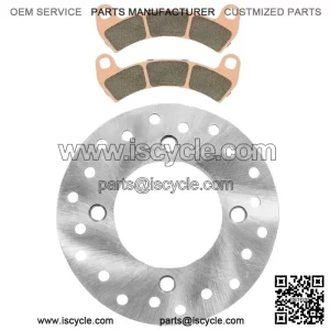 For Honda CRF250R CRF250X 2004-2007 Front and Rear Brake Disc Set With Sintered Pads