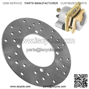 Fits Yamaha YFZ450X 2010 2011 Front and Rear Brake Disc Rotor With Brake Pads