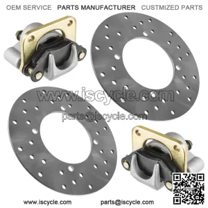 For Polaris Ranger 500 2x4 4x4 2006 2007 Rear Left Right Brake Caliper With Disc