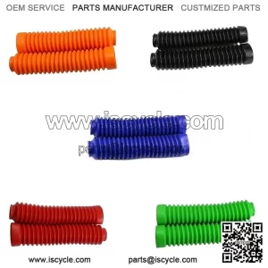 Universal Motorcycle Front Rubber Fork Boots ?C Shock Absorber Dust Cover (2x)