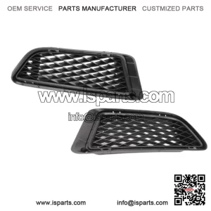 Front Bumper Mesh Grille Fog Light Duct Cover SET ?C HONDA CIVIC FD2 Type-R