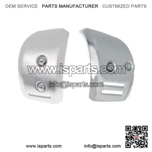 Left & Right Chrome Throttle Body Covers for KAWASAKI W800 (2019-2023)