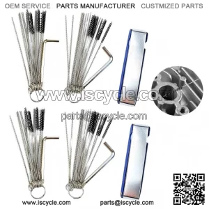 Carburetor Jet Cleaning Tool Brushes ?C 90pcs Needles for Motorcycle ATV Parts