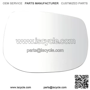 Heated Convex Passenger Side Mirror Glass - For Factory Equipped Mirrors Only - Compatible with 2019 Subaru Crosstrek (from 7/01/18 Production Date), 2020-2023 Crosstrek, 2019-2024 Forester