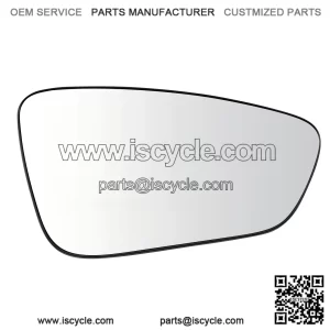 Clear Snap On Passenger Side Mirror Glass - Compatible with 2015-2017 Chrysler 200 (CH1325188)