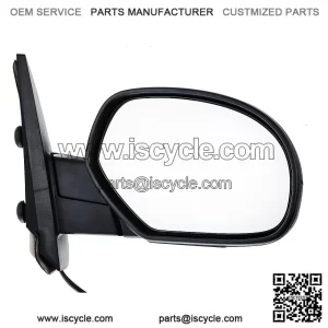 Right Side View Mirror Replacement, Power Heated, Manual Fold, Fit for 2007-2013 Chevy Silverado 1500 2500 HD 3500 HD, GMC Sierra 1500 2500 HD, GMC Yukon/Yukon XL 1500