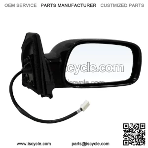 Right Passenger Side Power Door Mirror Compatible with Toyota Corolla 2003-2008, Non-Heated, Non-Folding, Black Outside Rear View Mirror, Replace # 8791002380