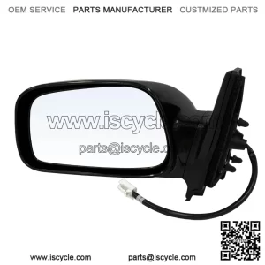 Left Driver Side Power Door Mirror Compatible with Toyota Corolla 2003-2008, Non-Heated, Non-Folding, Black Outside Rear View Mirror, Replace # 8794002380