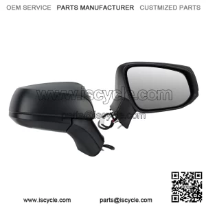 Right Passenger Side Mirror Compatible with Toyota RAV4 2019-2024, Door Mirrors, Power Manual Folding, Non-Heated, 3 Pins