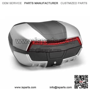 Maxia 5 Silver 58L Motorcycle Panniers for QJ MOTOR SRT 600 SX (2024) - Side Cases