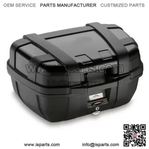 Black Aluminium Top Case 52L for QJ MOTOR SRT 600 SX (2024) - Motorcycle Storage