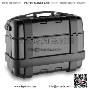 Black Aluminium Top Case 33L for QJ MOTOR SRT 600 SX (2024) - Compact Motorcycle Box