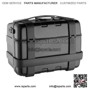 Black Aluminum 46L Case for QJ MOTOR SRT 600 SX (2024) - Motorcycle Storage