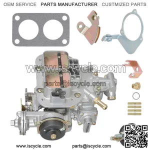 New 38mm x 38mm 2 Barrel Carburetor for Fiat, Renault, Ford, VW, Dodge, Toyota Pickup & Jeep