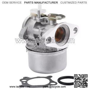 Carburetor with Gasket & Choke for Lawn Mower - Replaces 497586, 499059