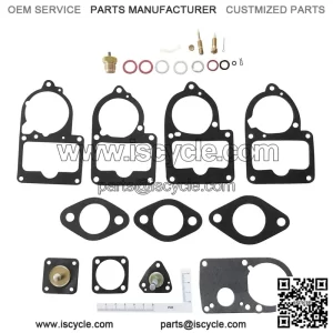 Solex Carburetor Repair Kit with Gasket Set for VW Beetle - Fits Solex 30, 31, 34 PICT