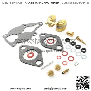 Carburetor Kit and Float for Zenith Wisconsin Engine VH4D VHD TJD Replaces LQ39